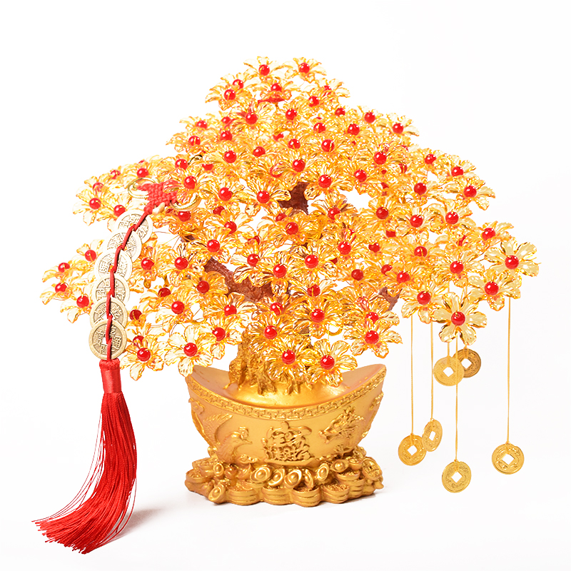 指尖上的财运 手工串珠发财树DIY指南与护肤灵感融合